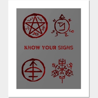 Know your Signs Posters and Art